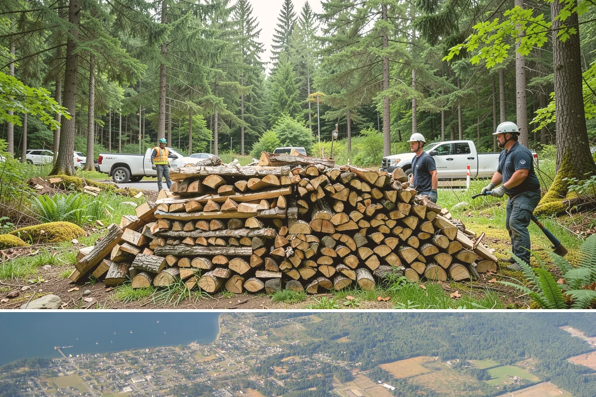 Scheduled Firewood Delivery in Coupeville, Island County, WA - Schedule your delivery whenever it suits you, and book fall dates early since the heating season fills up fast.