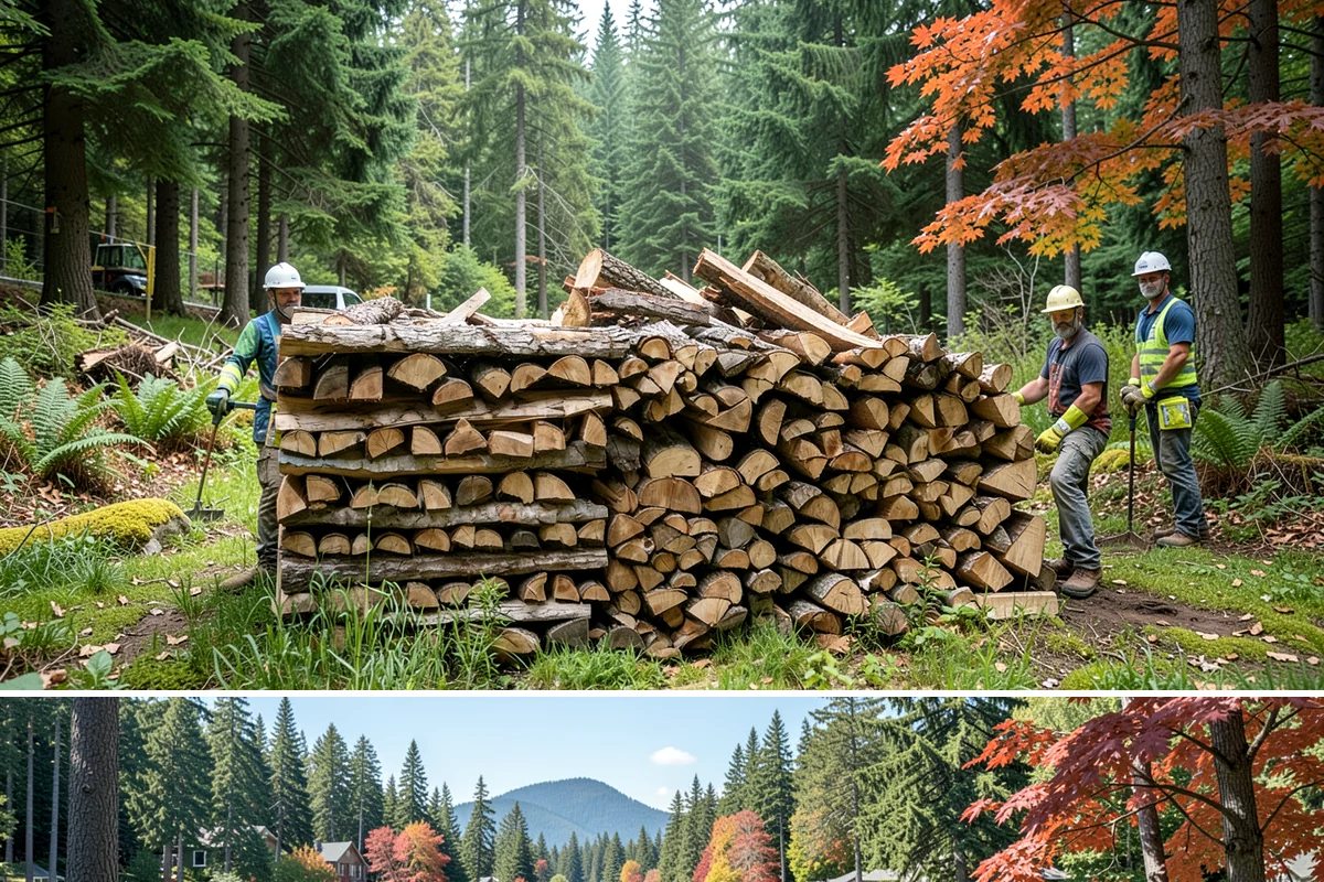 Scheduled Firewood Delivery in Covington, King County, WA - Schedule your delivery whenever it suits you, and book fall dates early since the heating season fills up fast.
