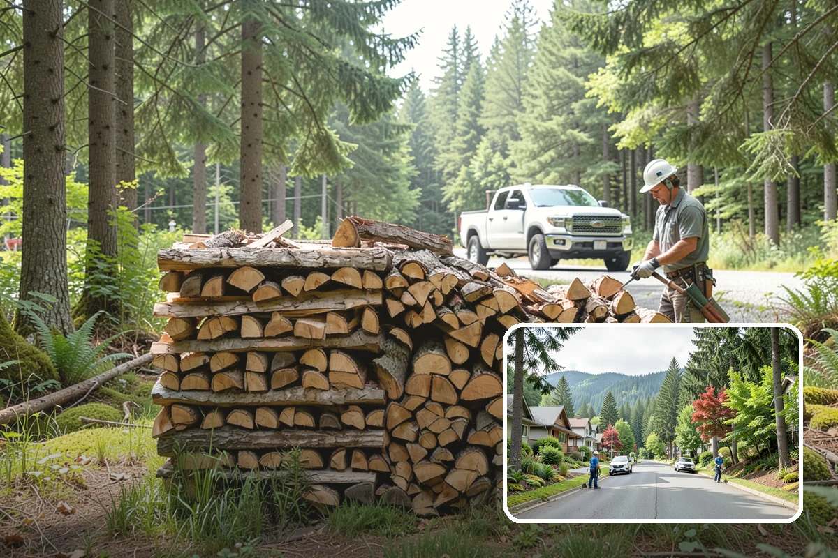 Scheduled Firewood Delivery in Darrington, Snohomish County, WA - You choose the exact delivery date and window