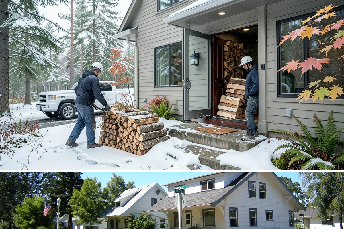 Scheduled Firewood Delivery in DuPont, Pierce County, WA - Schedule your delivery whenever it suits you, and book fall dates early since the heating season fills up fast.