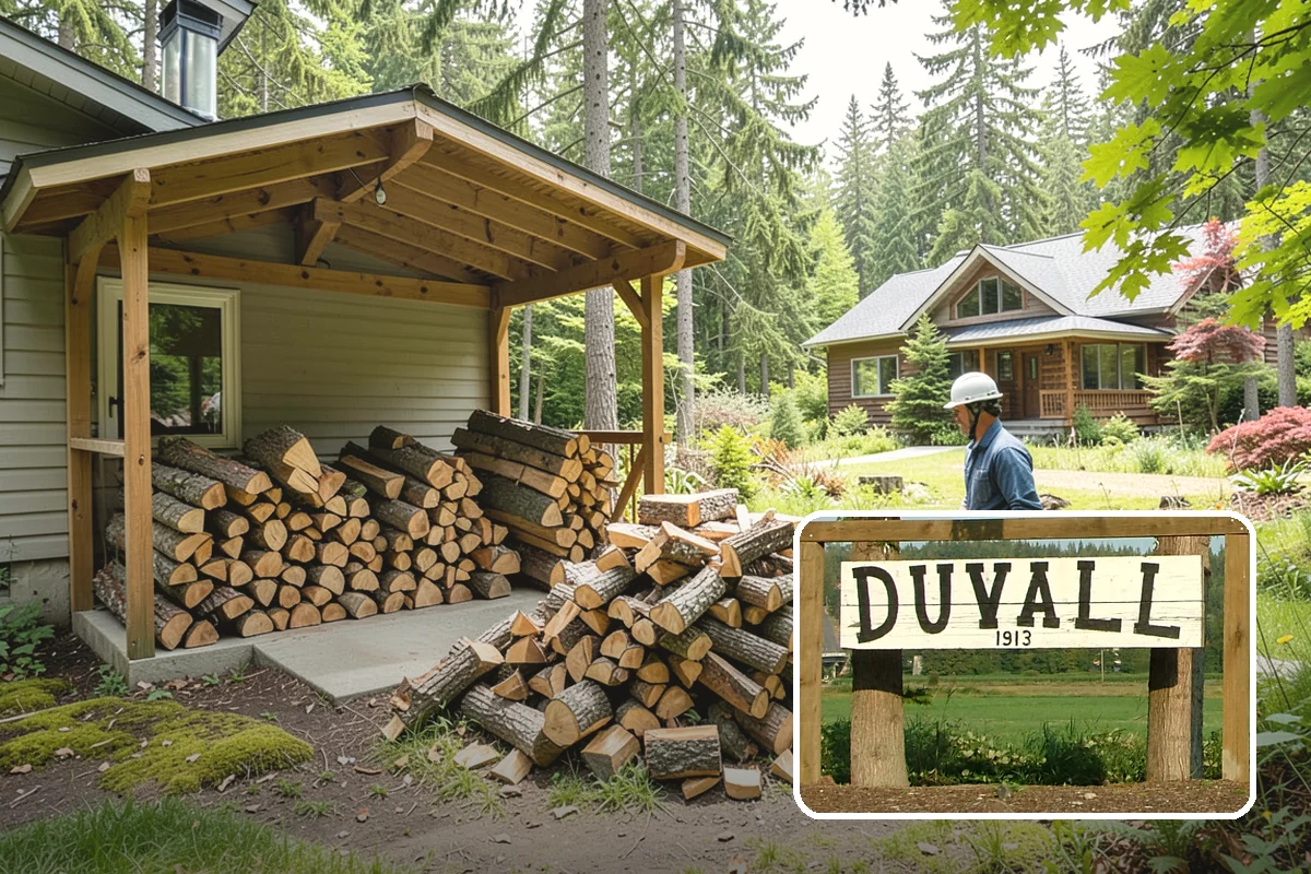 Scheduled Firewood Delivery in Duvall, King County, WA - You choose the exact delivery date and window