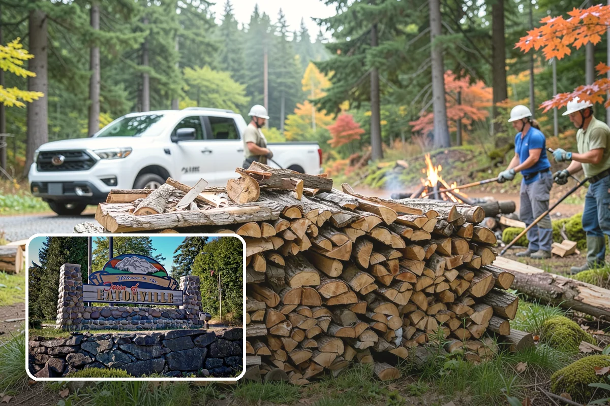 Scheduled Firewood Delivery in Eatonville, WA - You choose the exact delivery date and window