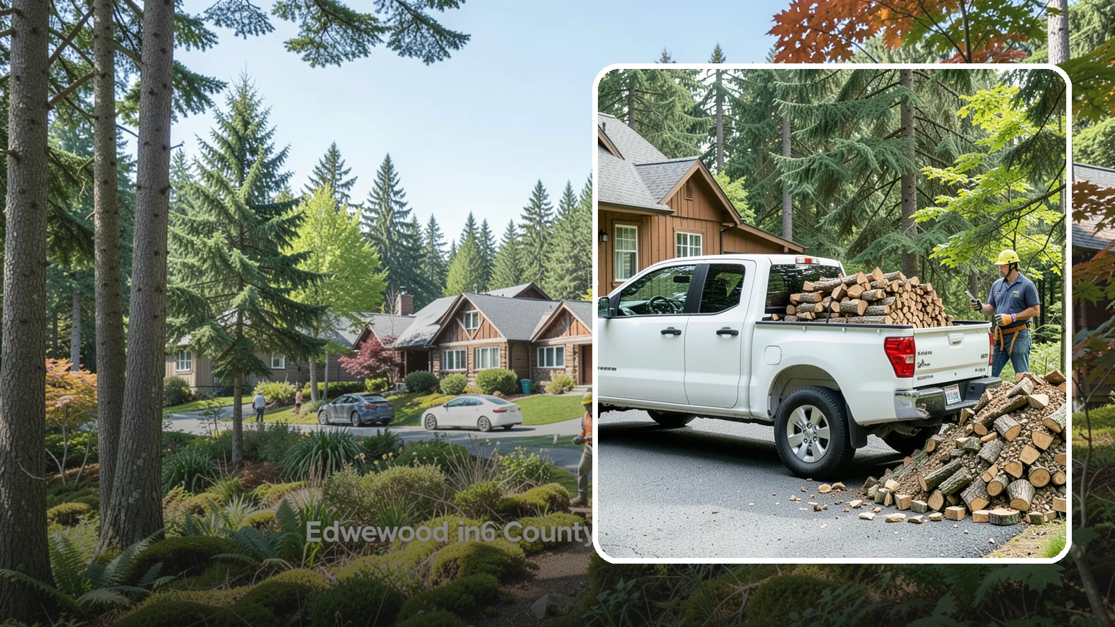 Scheduled Firewood Delivery in Edgewood, Pierce County, WA - Set a delivery date that fits your calendar and we bring seasoned firewood right on schedule, every time.