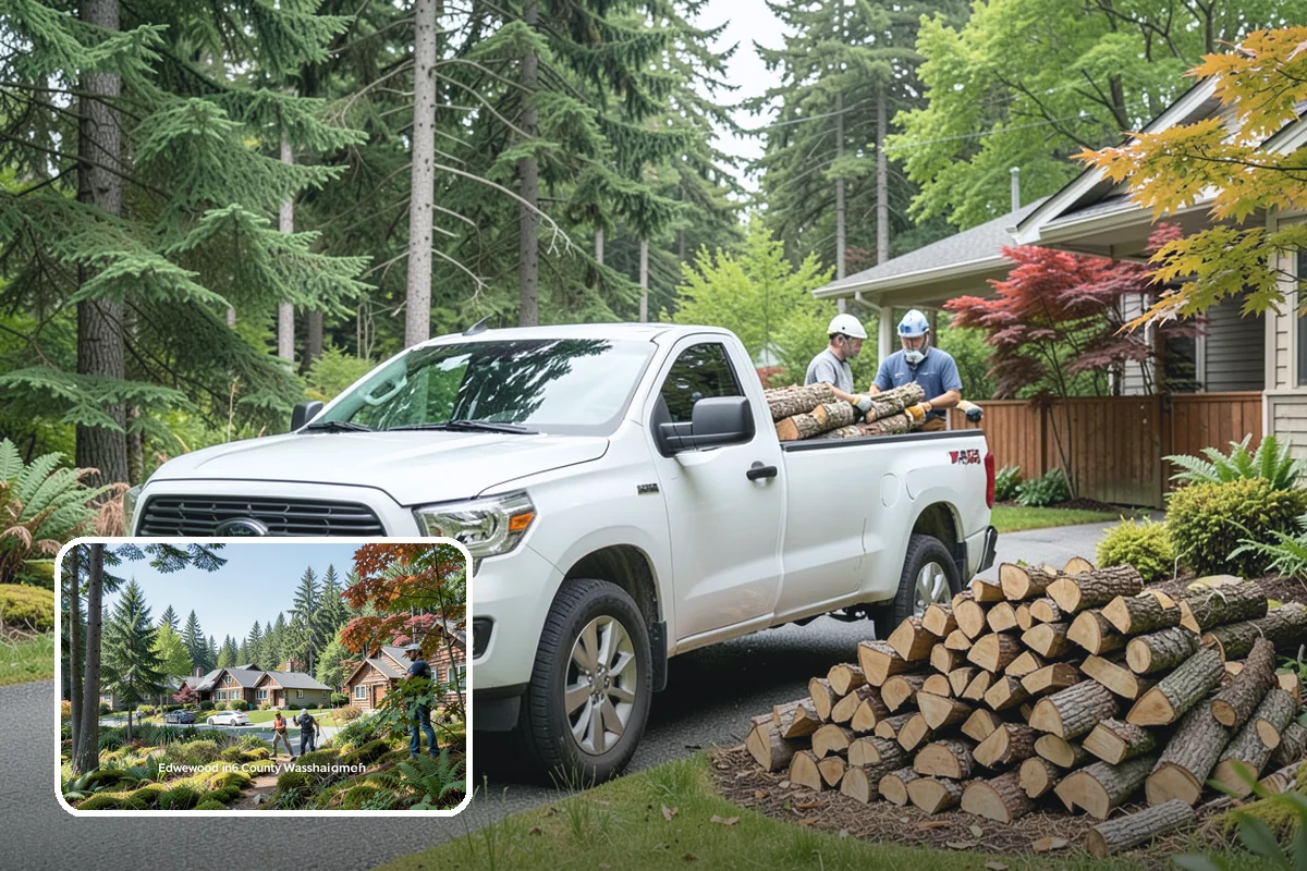 Scheduled Firewood Delivery in Edgewood, Pierce County, WA - You choose the exact delivery date and window