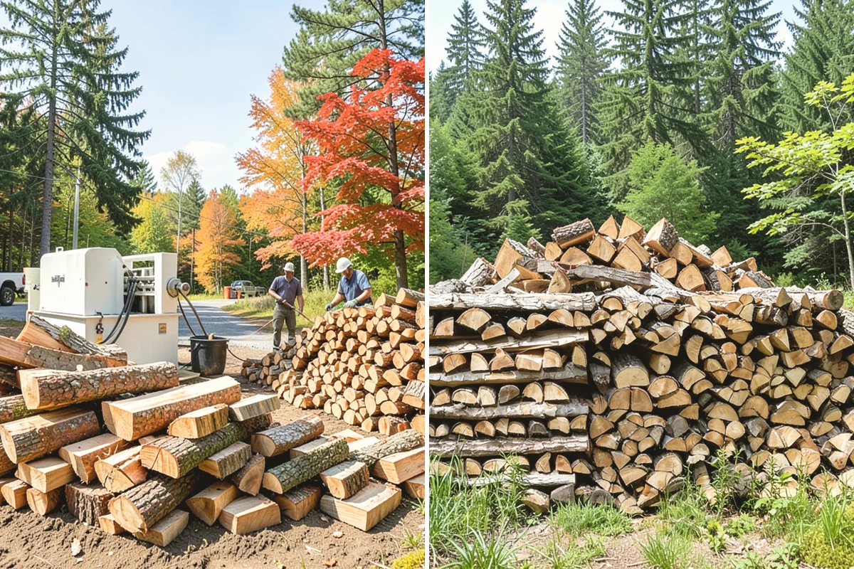 Scheduled Firewood Delivery in Edgewood, Pierce County, WA - You select your preferred delivery date and window