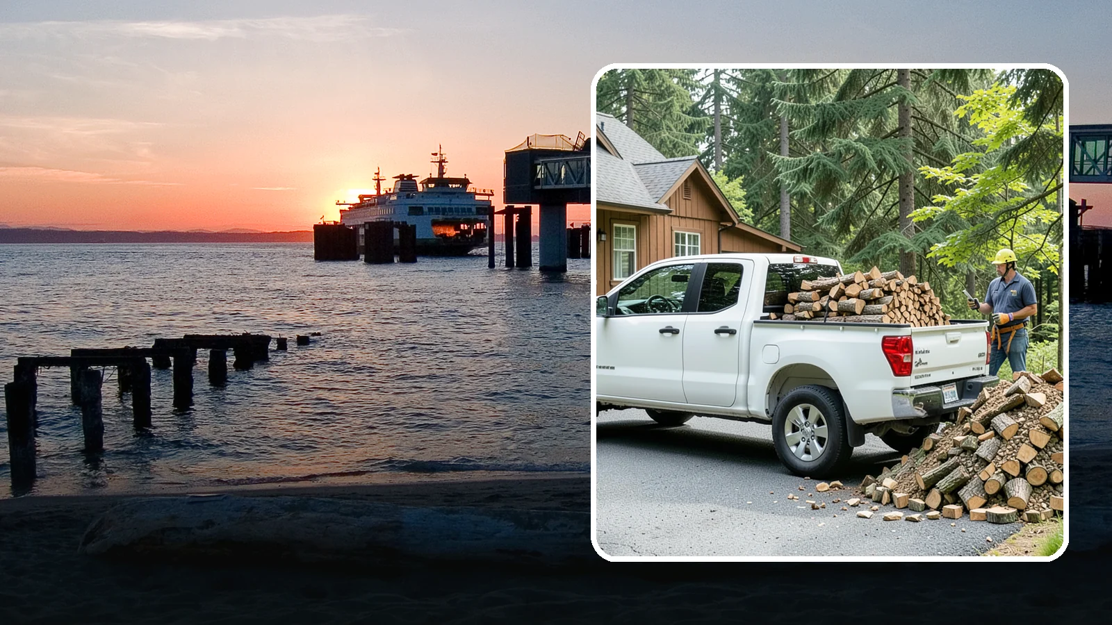 Scheduled Firewood Delivery in Edmonds, Snohomish County, WA - Set a delivery date that fits your calendar and we bring seasoned firewood right on schedule, every time.