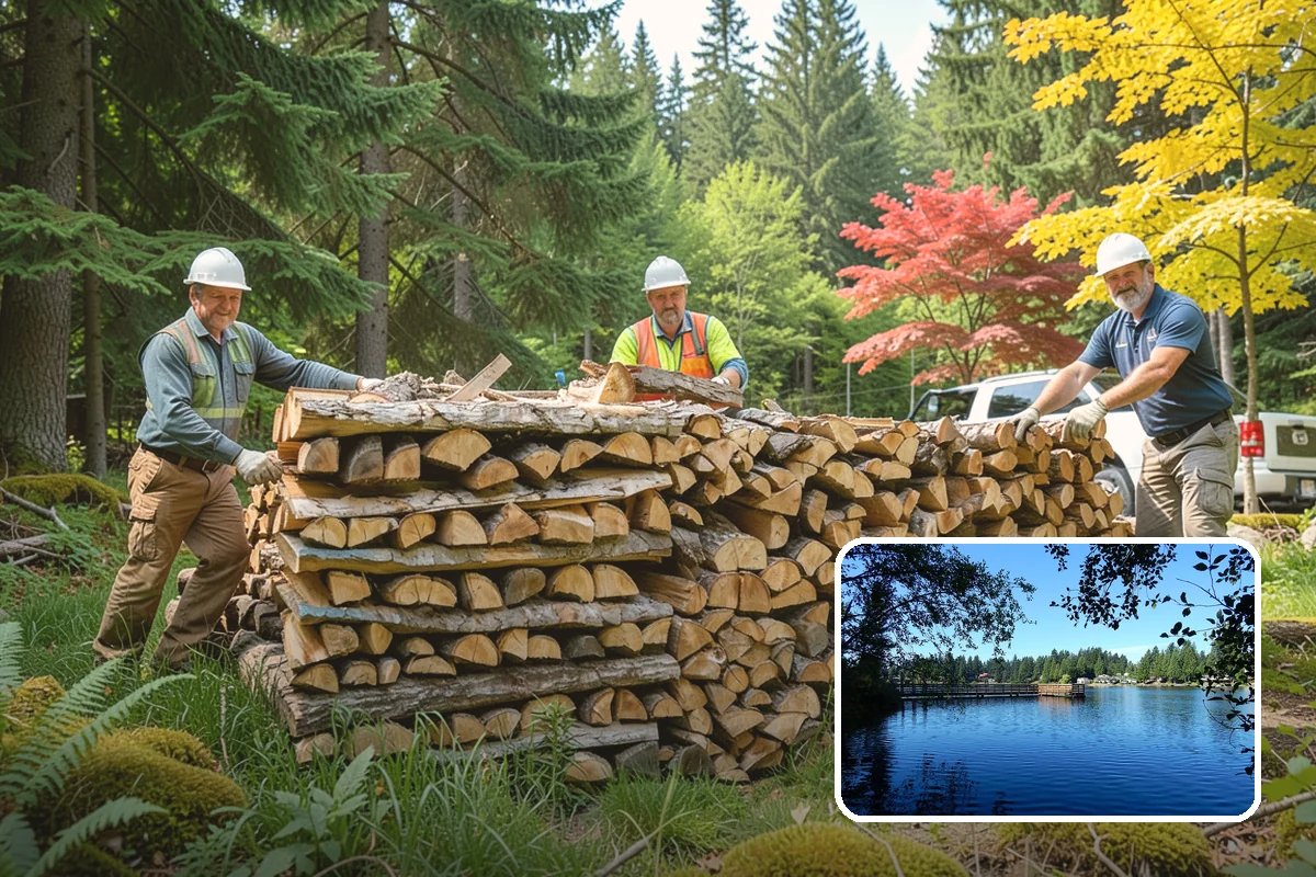 Scheduled Firewood Delivery in Federal Way, King County, WA - You choose the exact delivery date and window
