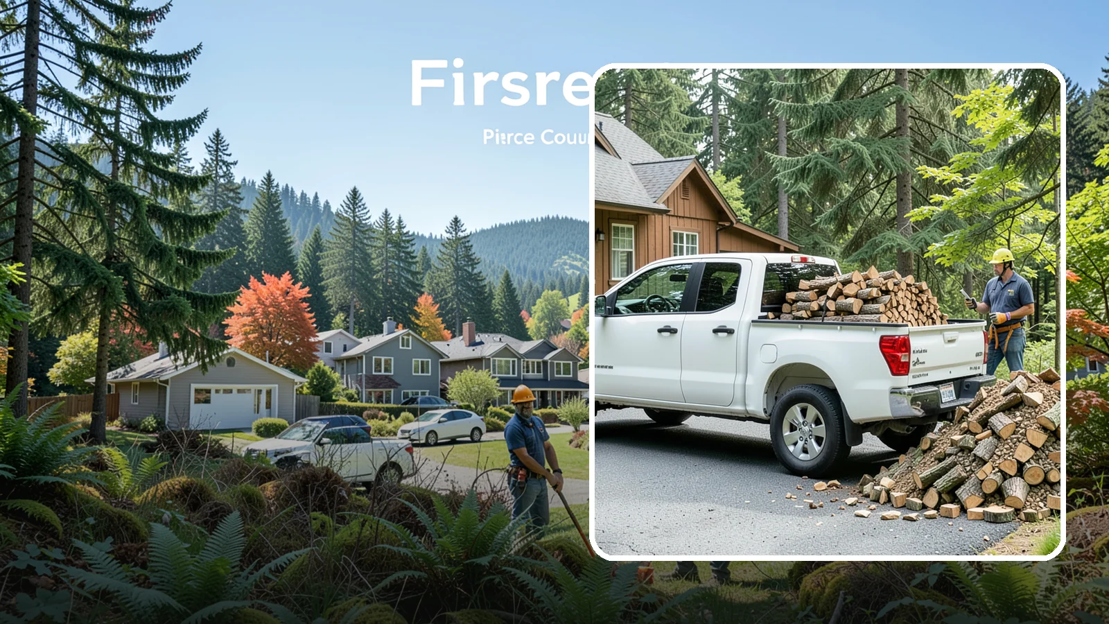 Scheduled Firewood Delivery in Fircrest, Pierce County, WA - Set a delivery date that fits your calendar and we bring seasoned firewood right on schedule, every time.