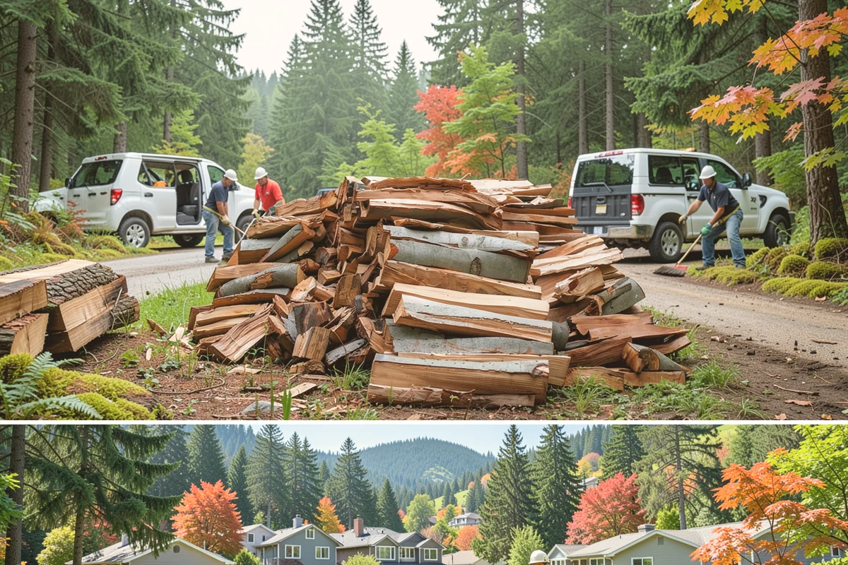 Scheduled Firewood Delivery in Fircrest, Pierce County, WA - Schedule your delivery whenever it suits you, and book fall dates early since the heating season fills up fast.