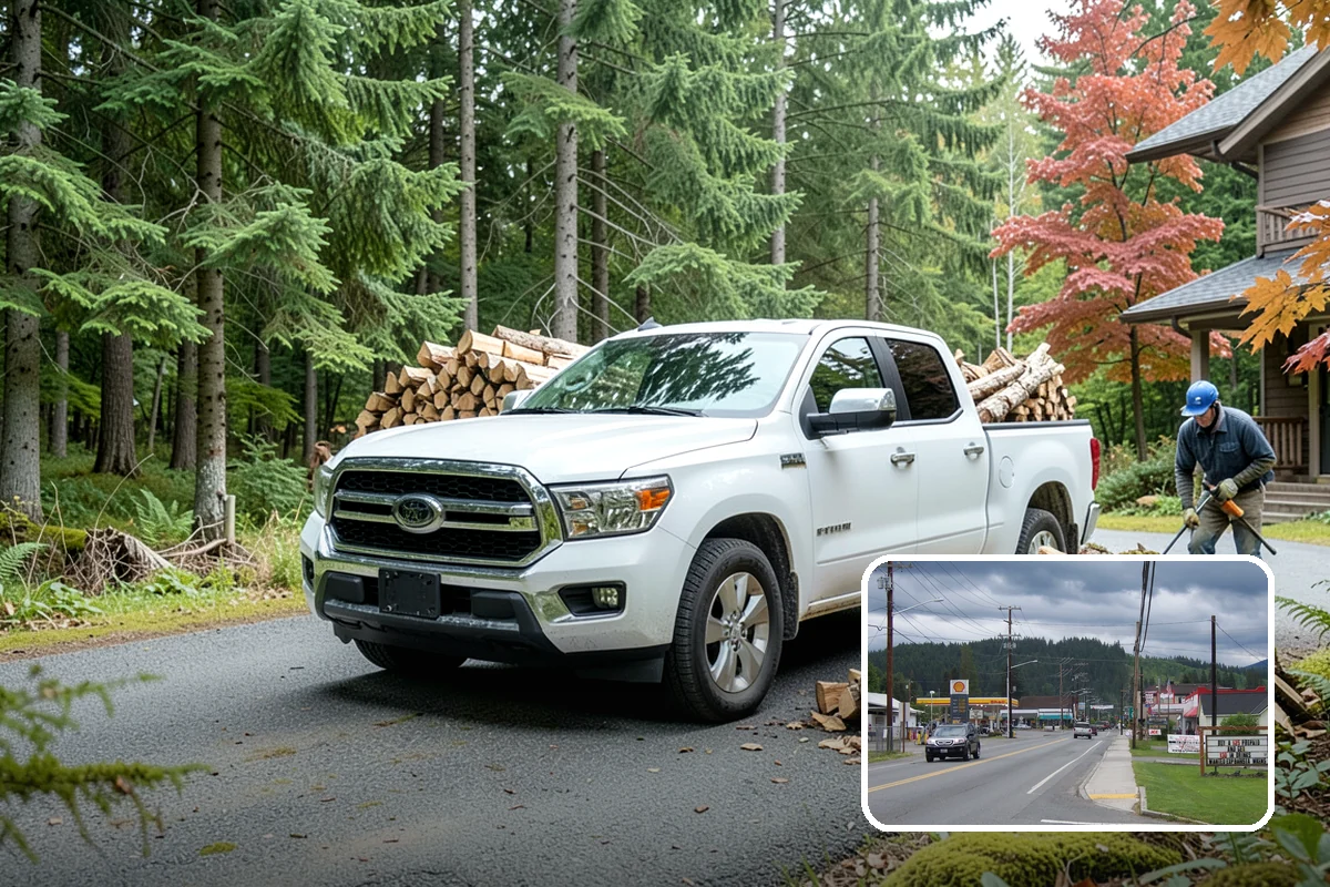 Scheduled Firewood Delivery in Granite Falls, Snohomish County, WA - You choose the exact delivery date and window