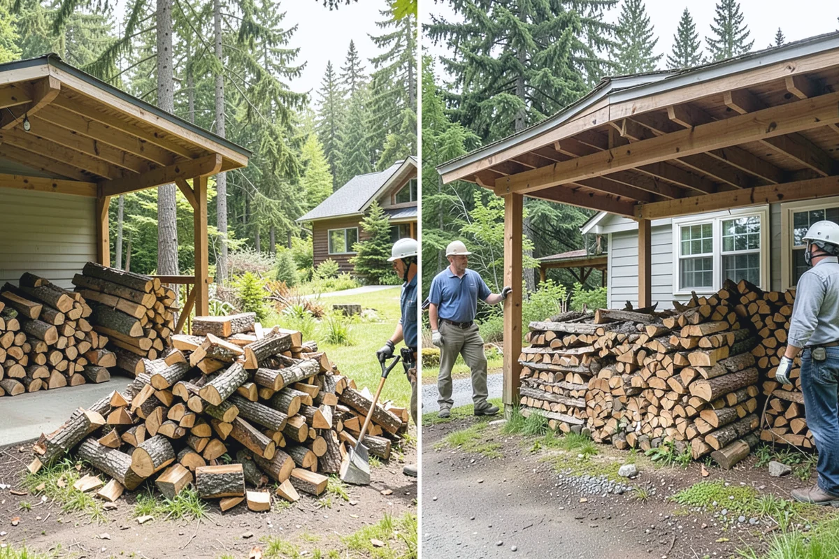 Scheduled Firewood Delivery in Granite Falls, Snohomish County, WA - You select your preferred delivery date and window