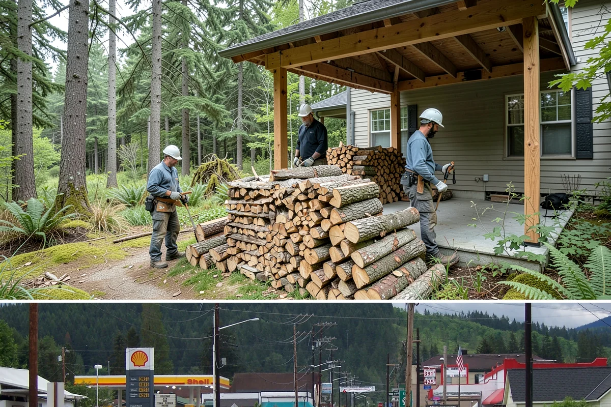 Scheduled Firewood Delivery in Granite Falls, Snohomish County, WA - Schedule your delivery whenever it suits you, and book fall dates early since the heating season fills up fast.