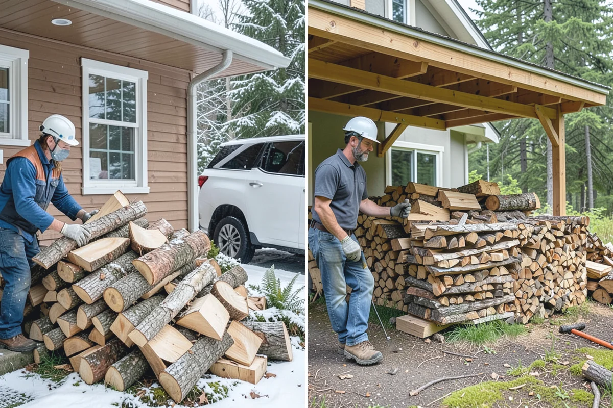 Scheduled Firewood Delivery in Hamilton, Skagit County, WA - You select your preferred delivery date and window
