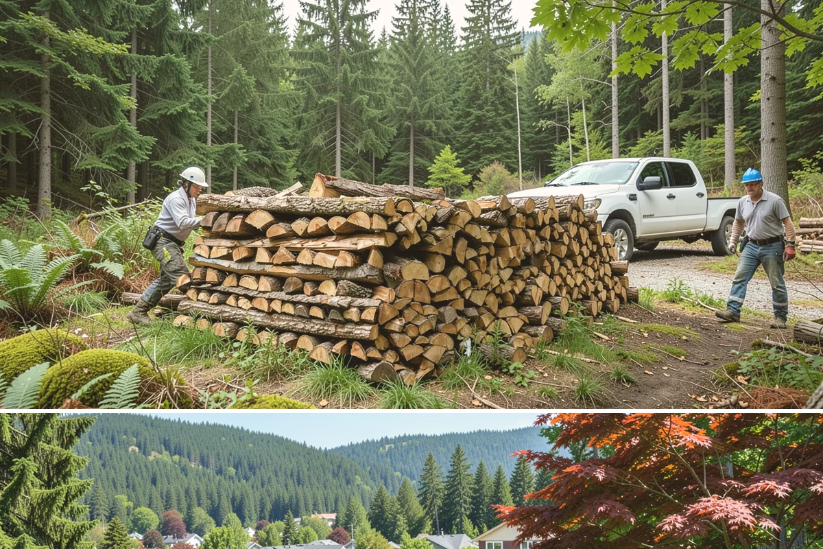 Scheduled Firewood Delivery in Index, Snohomish County, WA - Schedule your delivery whenever it suits you, and book fall dates early since the heating season fills up fast.