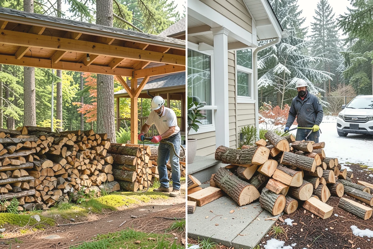 Scheduled Firewood Delivery in Issaquah, King County, WA - You select your preferred delivery date and window