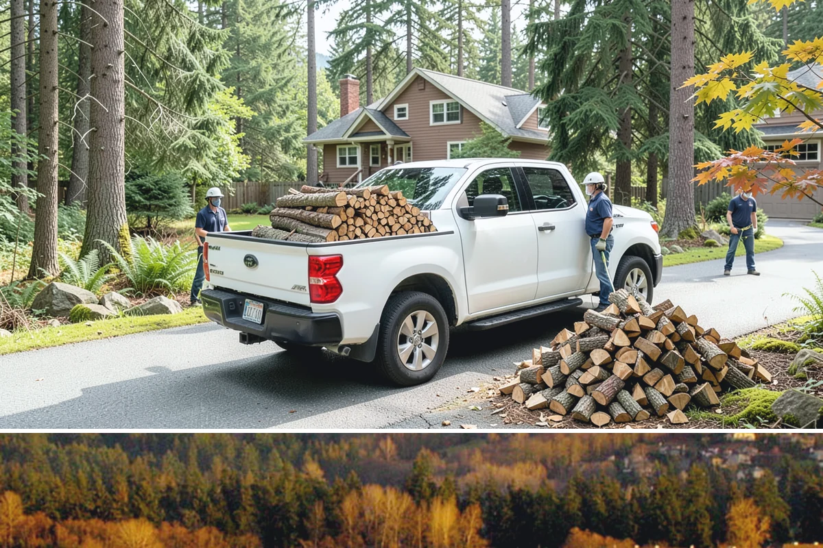 Scheduled Firewood Delivery in Kenmore, King County, WA - Schedule your delivery whenever it suits you, and book fall dates early since the heating season fills up fast.