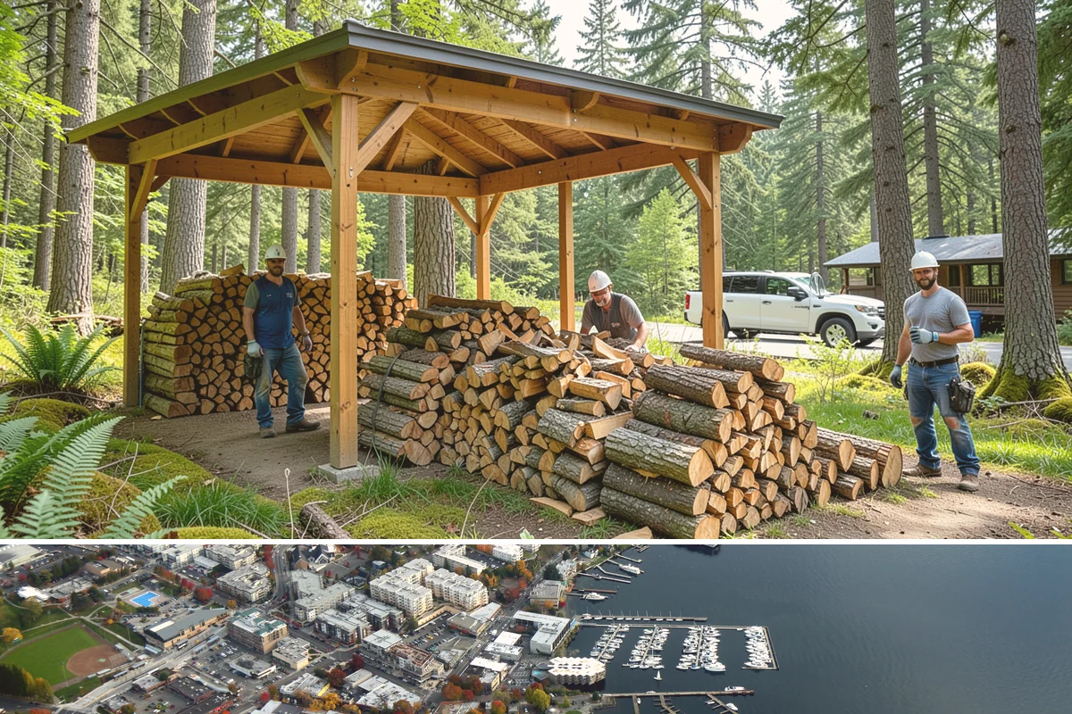 Scheduled Firewood Delivery in Kirkland, King County, WA - Schedule your delivery whenever it suits you, and book fall dates early since the heating season fills up fast.