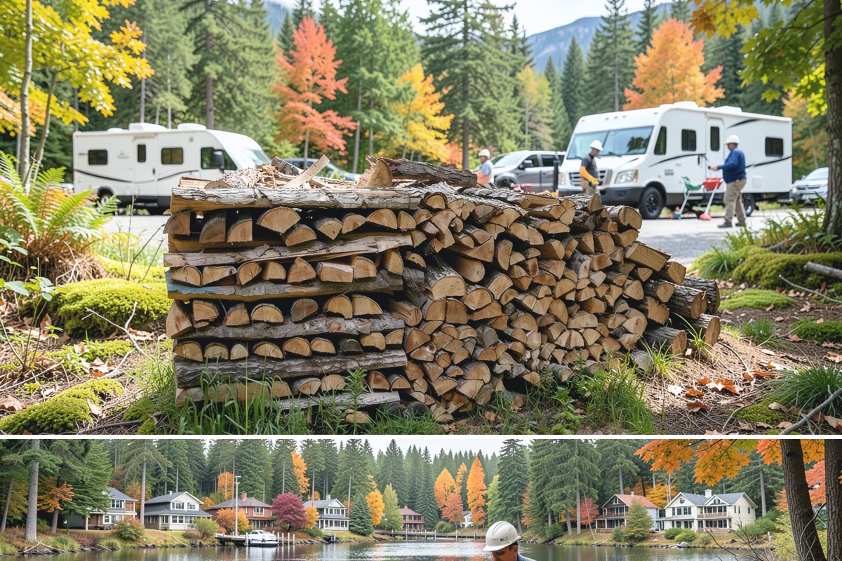Scheduled Firewood Delivery in La Conner, Skagit County, WA - Schedule your delivery whenever it suits you, and book fall dates early since the heating season fills up fast.