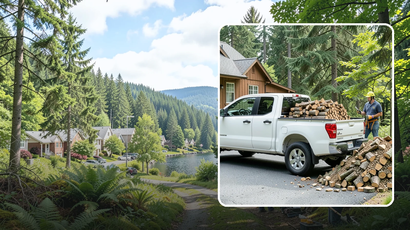 Scheduled Firewood Delivery in Lake Forest Park, King County, WA - Set a delivery date that fits your calendar and we bring seasoned firewood right on schedule, every time.