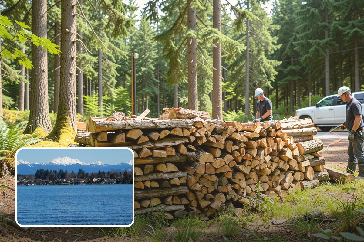 Scheduled Firewood Delivery in Lake Stevens, Snohomish County, WA - You choose the exact delivery date and window