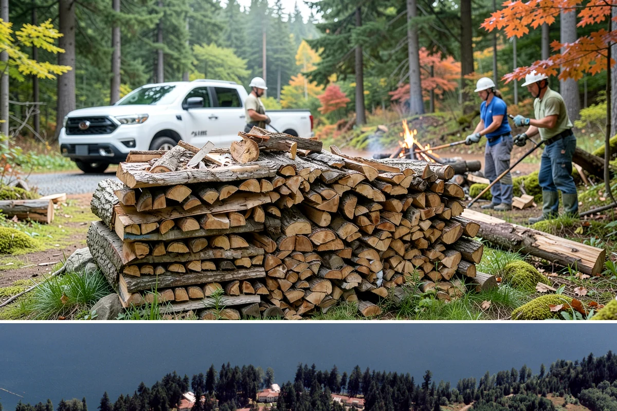 Scheduled Firewood Delivery in Lakewood, Pierce County, WA - Schedule your delivery whenever it suits you, and book fall dates early since the heating season fills up fast.