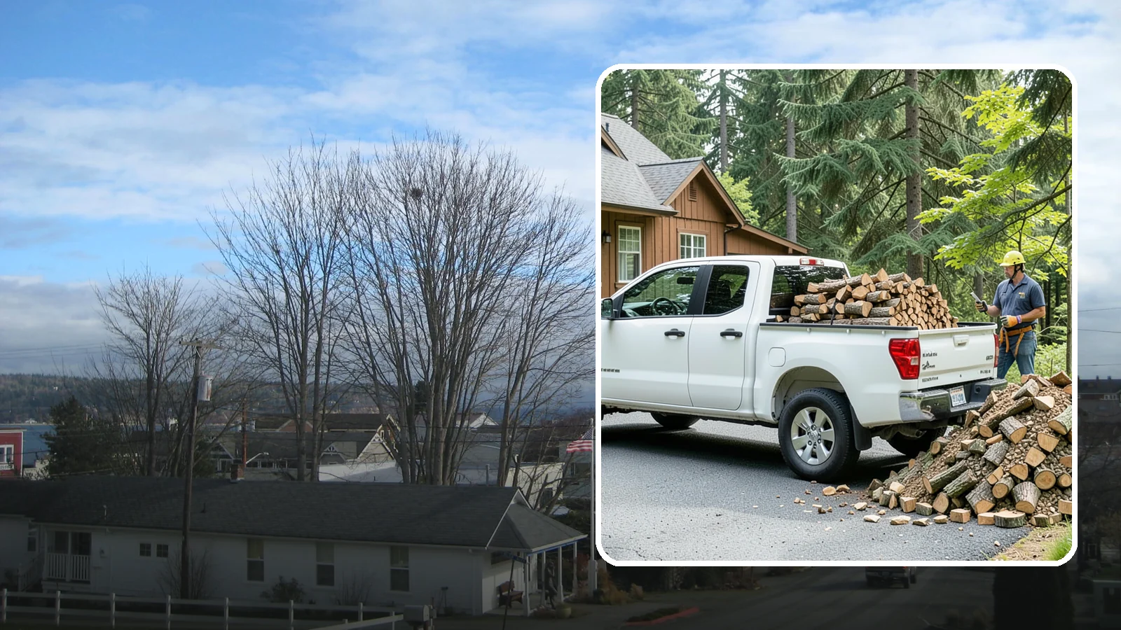 Scheduled Firewood Delivery in Langley, Island County, WA - Set a delivery date that fits your calendar and we bring seasoned firewood right on schedule, every time.