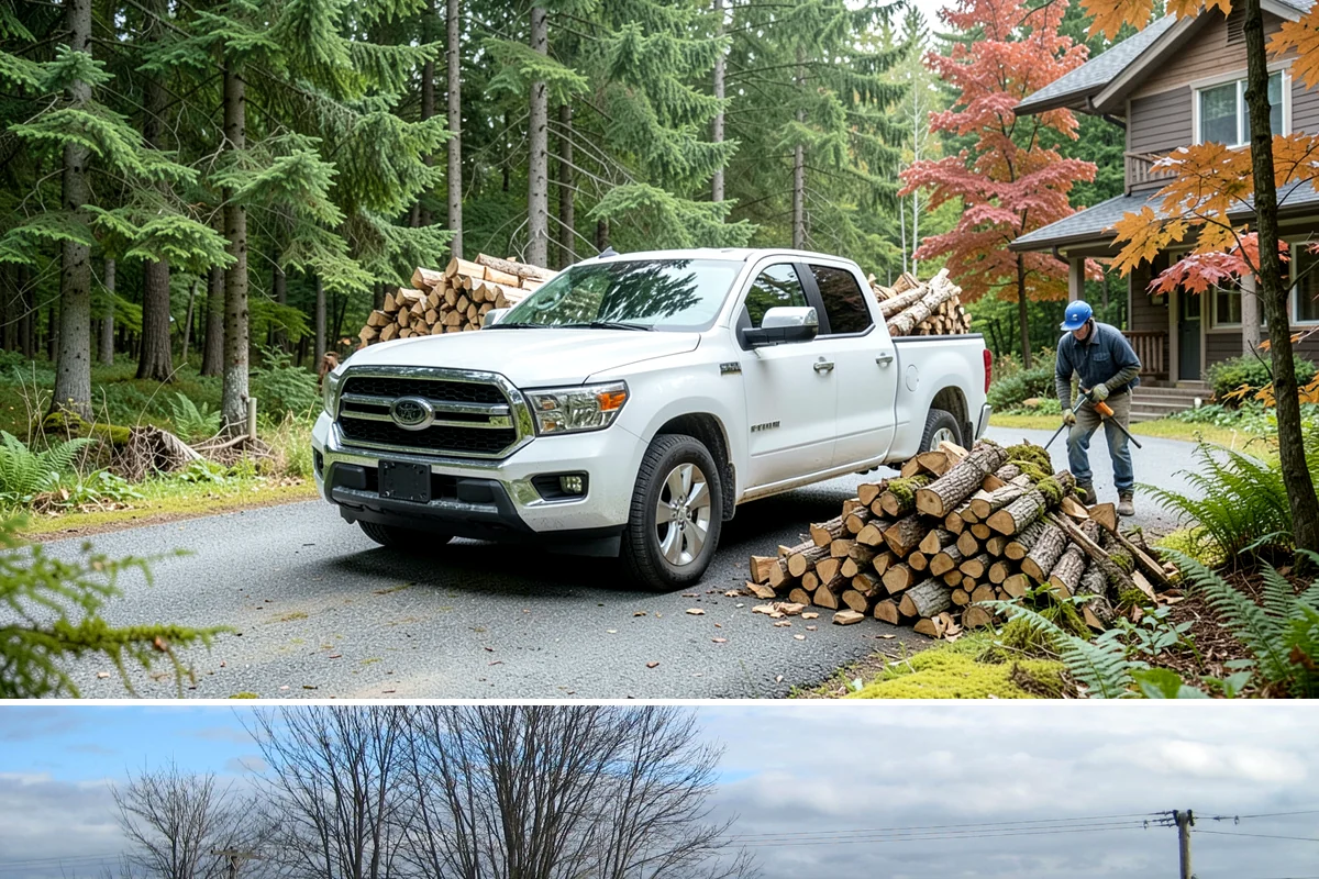 Scheduled Firewood Delivery in Langley, Island County, WA - Schedule your delivery whenever it suits you, and book fall dates early since the heating season fills up fast.