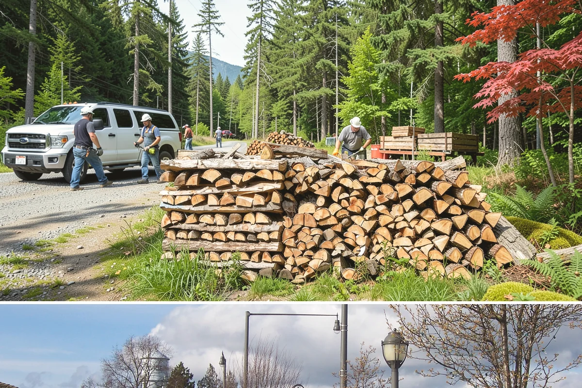 Scheduled Firewood Delivery in Marysville, Snohomish County, WA - Schedule your delivery whenever it suits you, and book fall dates early since the heating season fills up fast.