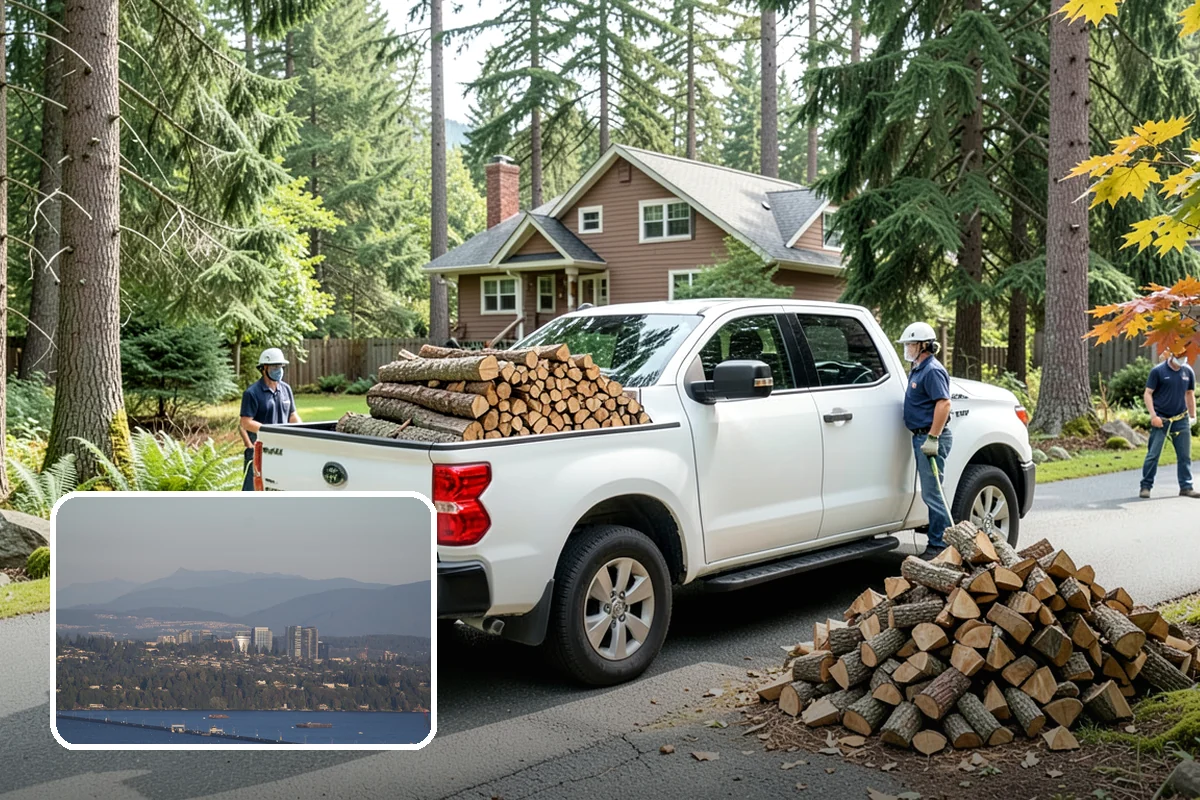 Scheduled Firewood Delivery in Medina, King County, WA - You choose the exact delivery date and window