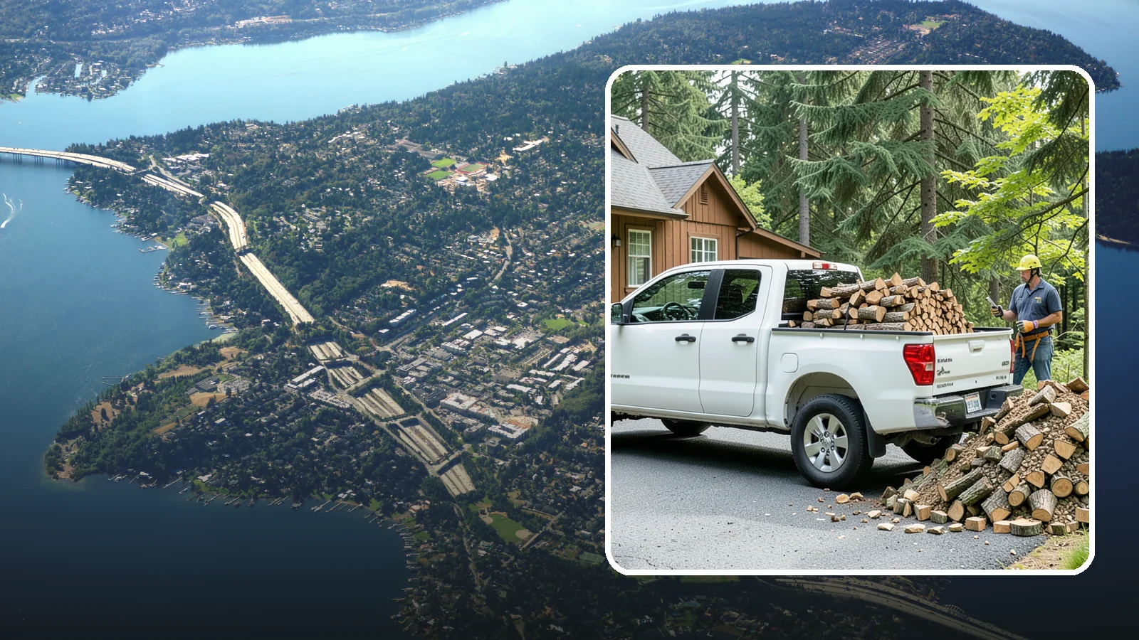 Scheduled Firewood Delivery in Mercer Island, King County, WA - Set a delivery date that fits your calendar and we bring seasoned firewood right on schedule, every time.