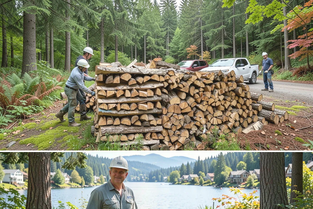 Scheduled Firewood Delivery in Milton, King County, WA - Schedule your delivery whenever it suits you, and book fall dates early since the heating season fills up fast.