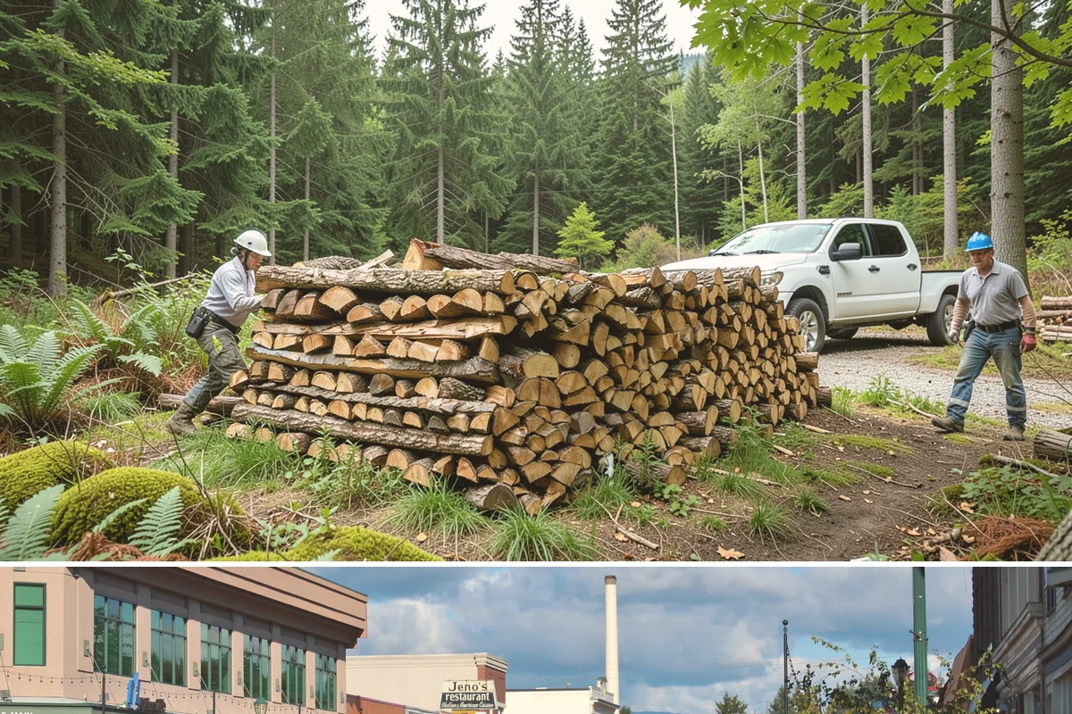 Scheduled Firewood Delivery in Monroe, Snohomish County, WA - Schedule your delivery whenever it suits you, and book fall dates early since the heating season fills up fast.