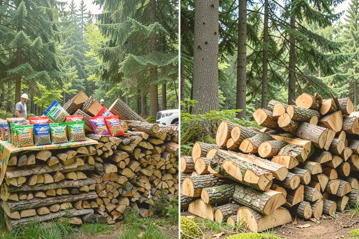 Scheduled Firewood Delivery in Mount Vernon, WA - You select your preferred delivery date and window