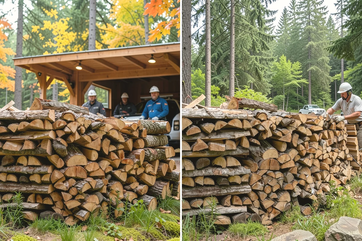 Scheduled Firewood Delivery in Mountlake Terrace, Snohomish County, WA - You select your preferred delivery date and window