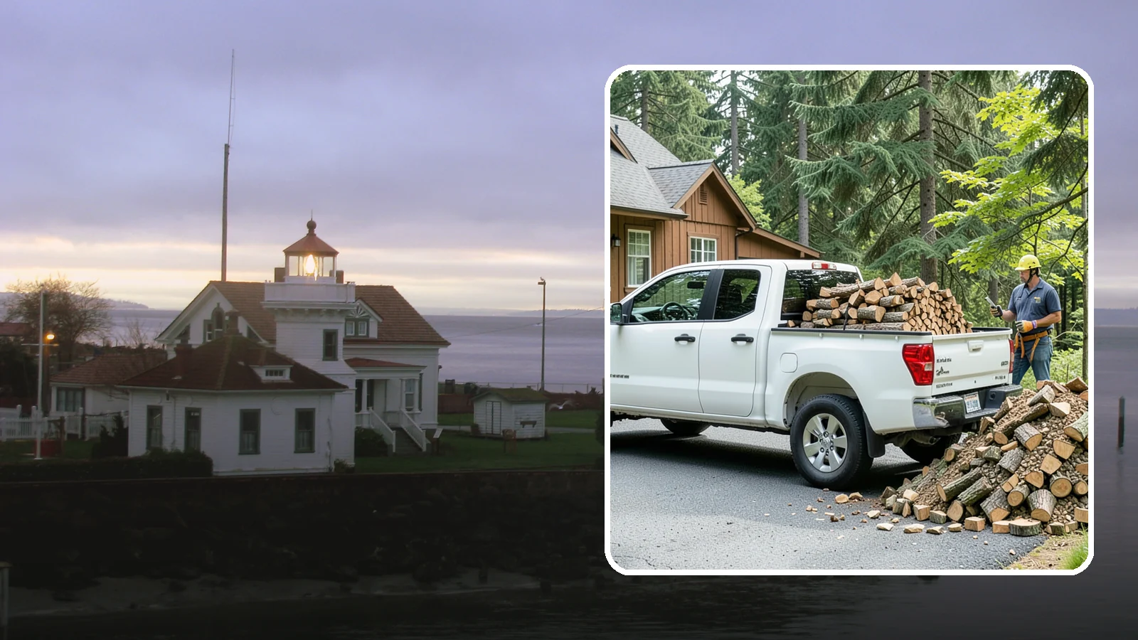 Scheduled Firewood Delivery in Mukilteo, Snohomish County, WA - Set a delivery date that fits your calendar and we bring seasoned firewood right on schedule, every time.