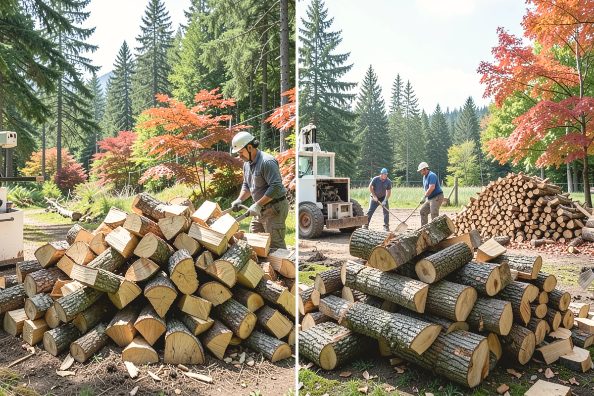 Scheduled Firewood Delivery in Mukilteo, Snohomish County, WA - You select your preferred delivery date and window