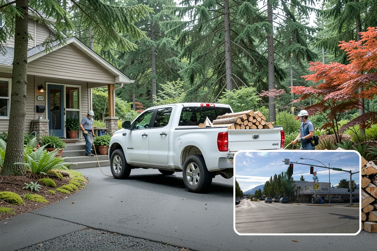 Scheduled Firewood Delivery in North Bend, King County, WA - You choose the exact delivery date and window