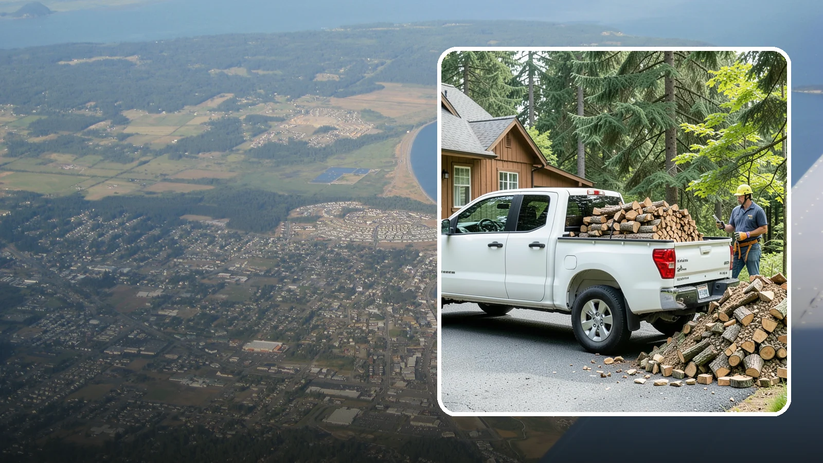 Scheduled Firewood Delivery in Oak Harbor, Island County, WA - Set a delivery date that fits your calendar and we bring seasoned firewood right on schedule, every time.