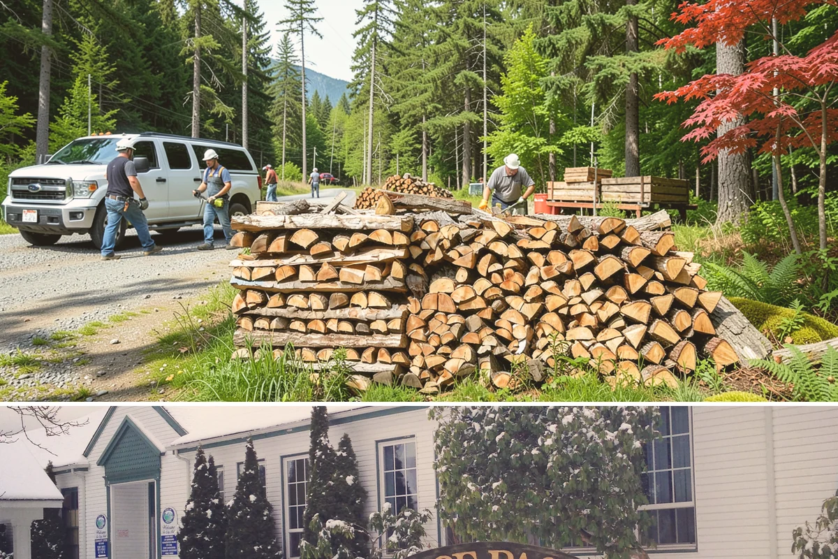 Scheduled Firewood Delivery in Pacific, King County, WA - Schedule your delivery whenever it suits you, and book fall dates early since the heating season fills up fast.