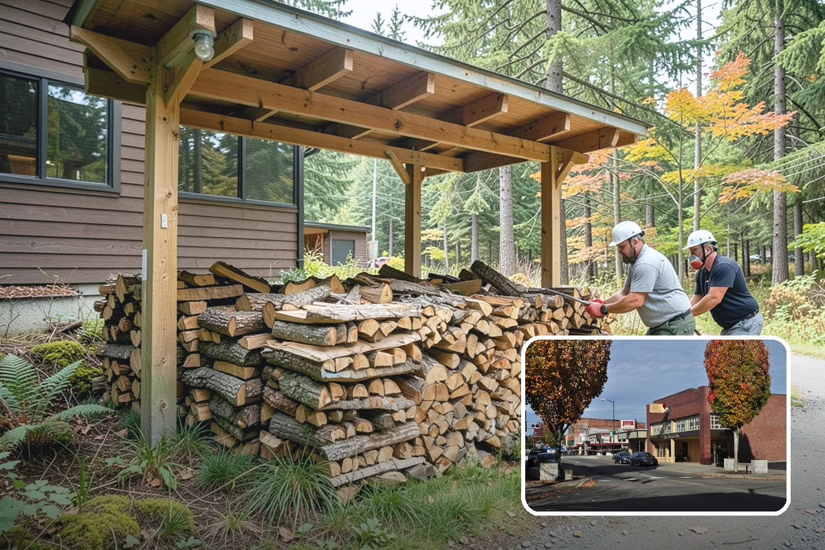 Scheduled Firewood Delivery in Puyallup, Pierce County, WA - You choose the exact delivery date and window