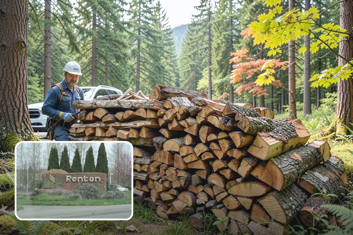 Scheduled Firewood Delivery in Renton, King County, WA - You choose the exact delivery date and window