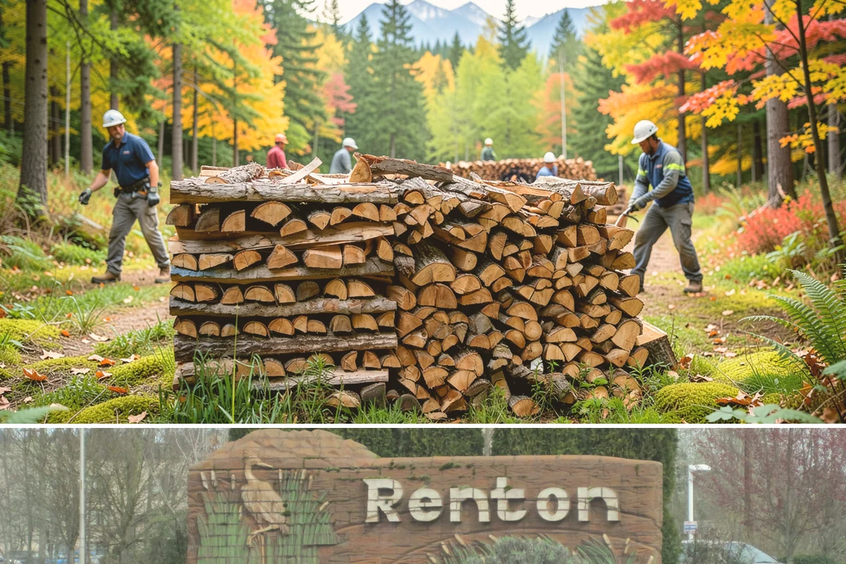 Scheduled Firewood Delivery in Renton, King County, WA - Schedule your delivery whenever it suits you, and book fall dates early since the heating season fills up fast.