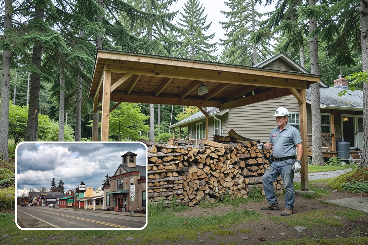 Scheduled Firewood Delivery in Roy, Pierce County, WA - You choose the exact delivery date and window