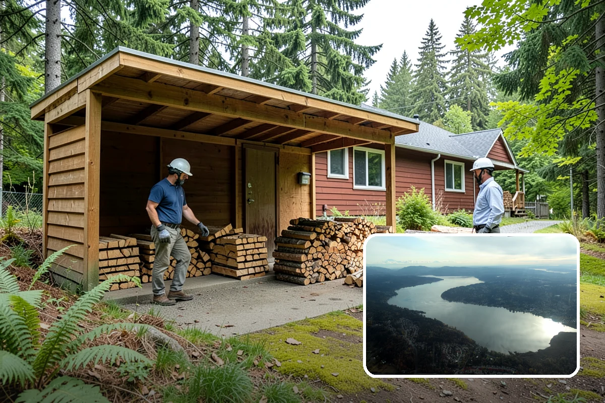 Scheduled Firewood Delivery in Sammamish, King County, WA - You choose the exact delivery date and window