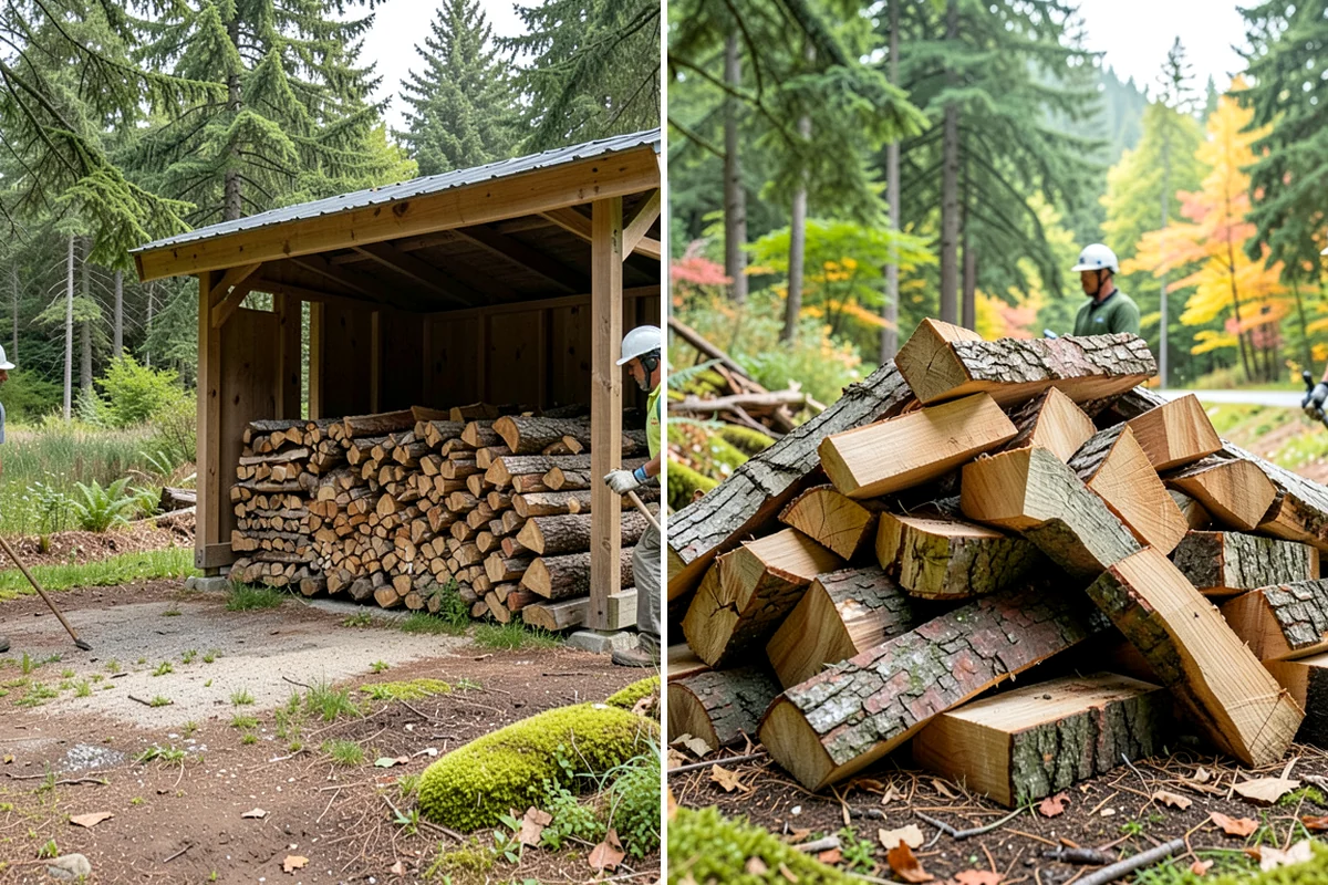 Scheduled Firewood Delivery in SeaTac, WA - You select your preferred delivery date and window