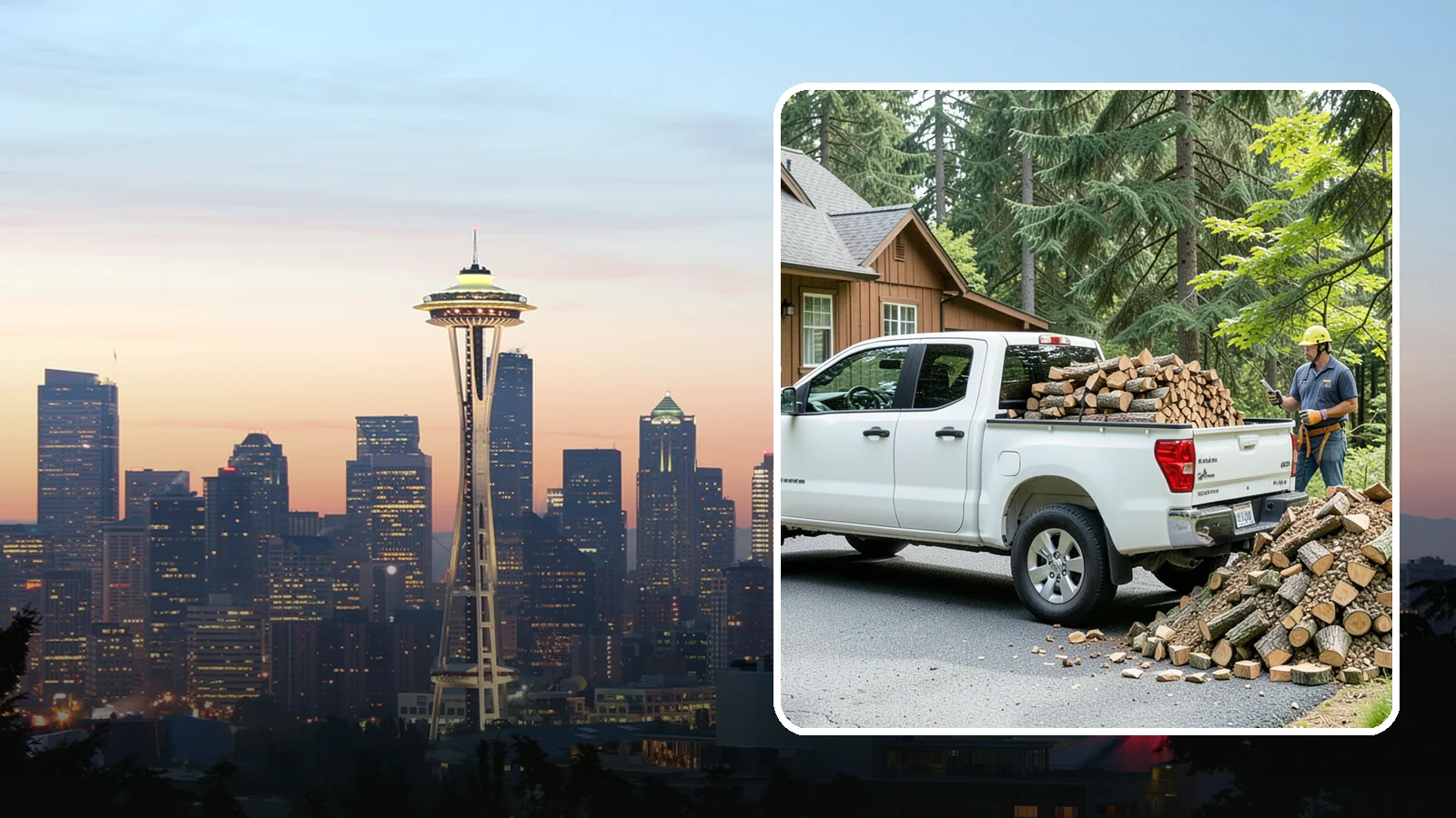 Scheduled Firewood Delivery in Seattle, King County, WA - Set a delivery date that fits your calendar and we bring seasoned firewood right on schedule, every time.