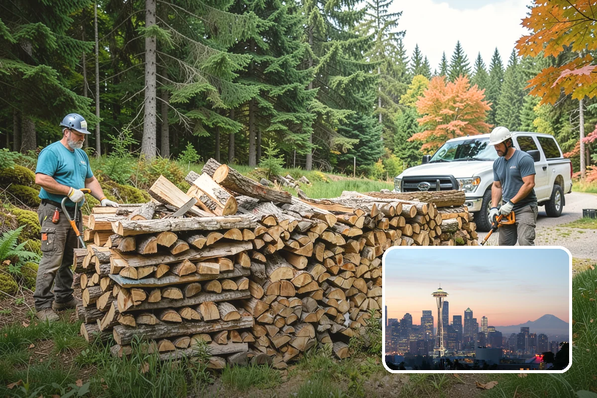 Scheduled Firewood Delivery in Seattle, King County, WA - You choose the exact delivery date and window