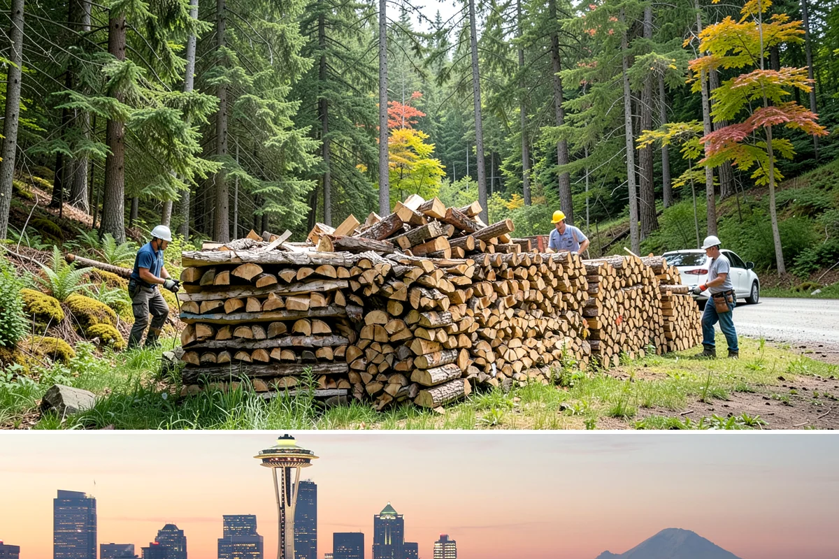 Scheduled Firewood Delivery in Seattle, King County, WA - Schedule your delivery whenever it suits you, and book fall dates early since the heating season fills up fast.
