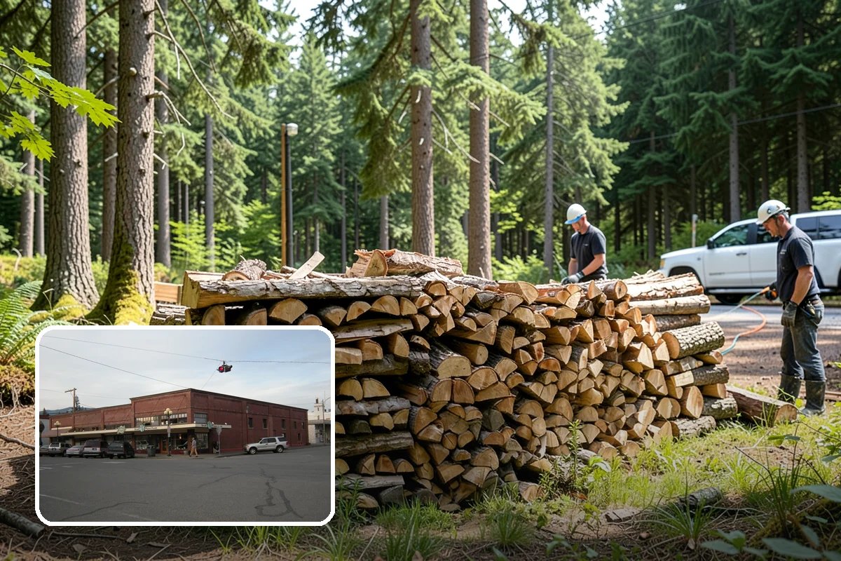 Scheduled Firewood Delivery in Sedro-Woolley, Skagit County, WA - You choose the exact delivery date and window