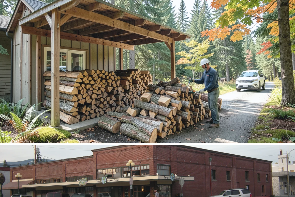 Scheduled Firewood Delivery in Sedro-Woolley, Skagit County, WA - Schedule your delivery whenever it suits you, and book fall dates early since the heating season fills up fast.